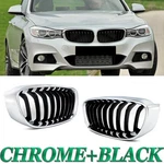 Chrome+black Front Kidney Grille For 12-18 Bmw F34 328I 330I 335I 340I Gt Xdrive. Fixed Price $79.99.