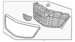 Genuine Gm Exterior Trim Grille Package 84124491. Fixed Price $444.19.