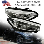 For 17 18 19 20 Bmw Series G30 G31 M5 F90 Led Adaptive Headlights Headlamp L+r. Fixed Price $981.15.