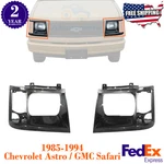 Headlight Bezel Trims Set For 1985-1994 Chevrolet Astro / Gmc Safari. Fixed Price $48.22.