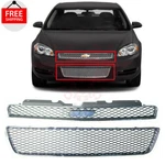 New Front Bumper Upper & Lower Grille Set Of 2PC Fits 2006-2010 Chevrolet Impala. Fixed Price $119.95.