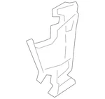 Genuine Audi Outer Duct 4KE-121-763-9B9. Fixed Price $60.52.