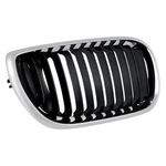 Bmw Chrome & Black Upper Grille Passenger For 2002-2005 BM1200127. Fixed Price $39.39.