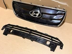 New 2010-2012 Hyundai Santa Fe Front Bumper Upper Lower Grille Assembly Emblem. Fixed Price $179.20.