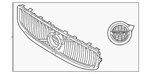 Genuine Volvo Upper Grille 32368141. Fixed Price $458.67.