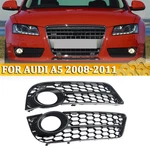Front Honeycomb Grille Fog Light Cover For 2008-11 Audi A5 Standard Bumper. Fixed Price $36.90.