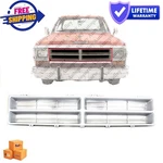 Painted Silver 2-DOOR Fits 1986-1990 Dodge Ramcharger New Front Grille 4249803. Fixed Price $109.90.