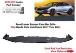 Original Honda Civic 2017-2021 Front Lower Bumper Face Bar Grille 71102-TGG-A50. Fixed Price $150.00.