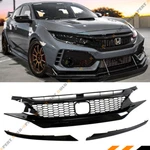 16-21 Honda Civic Gloss Blk Honeycomb Performance Front Bumper Grille. Fixed Price $102.99.