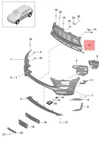 Genuine Porsche Macan Grille Center Matt Black 95B807683AGOK1. Fixed Price $1465.38.