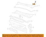 Fiat Oem 12-19 500 Cowl-cowl Grille Cover 1SE88KX7AA. Fixed Price $18.91.