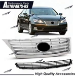 3PC Front Bumper Upper & Lower Grille+chrome Trim Fits 2010-2012 Lexus ES350 New. Fixed Price $84.99.