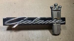 Original 1964 Ford Galaxie Front Grille Badge With Mounting Bracket. Fixed Price $34.95.