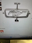 1964-1965 Ford Mustang Grill Ornament Horse In Corral. Emblem. Scott Drake.. Fixed Price $125.00.