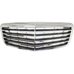 Grille For 2007-2009 Mercedes Benz E350 E550 Chrome Shell W/ Gray Insert Plastic. Fixed Price $71.98.