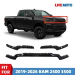 For 2019-2026 Ram 2500 3500 Glossy Black Front Bumper Upper Grille Molding Trim. Fixed Price $215.99.