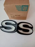 Nos 1970 Chevelle, Camino "ss" Grille Emblem 3977563. Fixed Price $195.00.