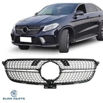 Diamond Style Grille For 2015-2019 Mercedes-benz Gle C292 Coupe Chrome Black. Fixed Price $115.00.