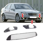 Fits 2001-2004 Mercedes W203 C32 A Type Bumper Front Lower Fog Light Grille C280. Fixed Price $299.00.