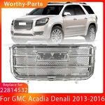 Chrome Front Upper Bumper Grille For 2013-2016 Gmc Acadia Denali Style. Fixed Price $108.00.