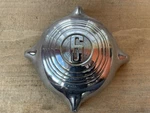 Vintage 1949 1950 Ford 6 Center Grill Bullet Ornament Emblem (ON-37-5). Fixed Price $38.00.