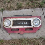 Toyota Land Cruiser FJ45 40-45 Complete Front End Bib Grille. Fixed Price $1000.00.