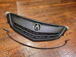 New Acura Tlx 2015 2016 2017 Front Grille W/ Oe Emblem All Black Moulding. Fixed Price $1155.99.