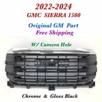 Oem 2022 2023 2024 Gmc Sierra 1500 Upper Bumper Grille 84878063 (chrome) #49. Fixed Price $300.00.