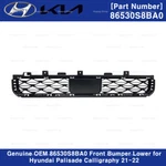 Genuine Oem 86530S8BA0 Front Bumper Lower For Hyundai Palisade Calligraphy 21-22. Fixed Price $116.85.