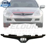 New Front Grille Painted Black Plastic For 2003-2006 Honda Accord HO1200160. Fixed Price $30.44.