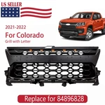 Fits Chevrolet Chevy Colorado 2021 2022 Gloss Black Front Bumper Grille. Fixed Price $186.45.