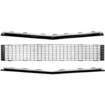 1967 1968 Chevy Camaro Chrome Grille & Molding Set Upper + Lower Rally Sport Rs. Fixed Price $369.99.