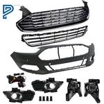 Ford Fusion 13-16 Front Bumper Cover W/ Chrome Horizontal Grille & Fog Light. Fixed Price $172.04.