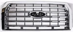 Oem Ford F150 Xlt Chrome Grille FL3Z-8200-EA Scratches. Fixed Price $108.80.