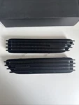 New 01-06 Bmw E46 M3 Left Right Fender Vent Grilles Grills Trims Gloss Black. Fixed Price $50.00.