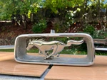 1967 Ford Mustang Grille Assembly W/ Running Horse Emblem & Side Extensions Oem. Fixed Price $165.00.