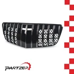 Front Bumper Vertical Grille For Mercedes-benz E-class W211 Gt Style 2007-2009. Fixed Price $74.99.