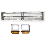 Grille Assembly Kit For 1986-1990 Dodge D150 Fwd Chrome. Fixed Price $163.48.