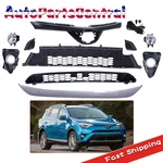 Fits For 2016-2018 Toyota RAV4 Se Front Upper&center&lower Grille+fog Lights Kit. Fixed Price $105.99.