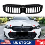 Single Slat Gloss Black Front Kidney Grille For 23+ Bmw 3-SERIES G20 330I M340I. Fixed Price $58.99.