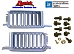 1970 Olds Cutlass 442 Grille Silver & Mounting Set. Fixed Price $310.50.