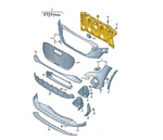 New Audi Q4 E-tron Front Bumper Closing Element 89A807233 No Duty To. Fixed Price $98.96.