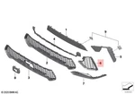 Genuine Bmw X5 F95 Sav Grille Side Open Left 51118069915. Fixed Price $67.73.