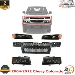 Front Grille Headlights Parking Kit 5PC Fits 2004-2012 Chevy Colorado. Fixed Price $336.58.