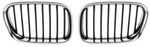 Front Chrome Black Grille Assembly Set For 2000-2003 Bmw X5 BM1200152 BM1200153. Fixed Price $43.32.