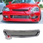 Fits 99-00 Honda Civic Tr-style Front Grill (abs) W/ Aluminum Mesh. Fixed Price $31.49.