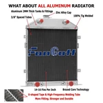 Row Aluminum Radiator 1942-1948 Ford Deluxe Mercury Flathead 3.7L Engine. Fixed Price $149.00.