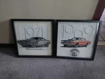 1971 Plymouth Cuda Mopar Art 69 Super Bee 426 Hemi Photo 3D Framed Matted Nice. Fixed Price $39.99.