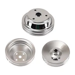Chrome Groove Long Water Pump & Crankshaft Set For Sbc Chevy 283-350 Kit. Fixed Price $68.46.