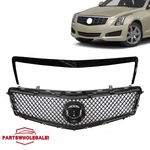 2PCS Front Upper Grille/trim Molding For Cadillac Ats 2013-2014 Gloss Black. Fixed Price $129.99.